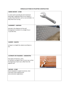 Philippine Construction Vernacular Terms Glossary | Building Guide