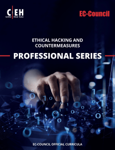 EC-Council Certified Ethical Hacker (CEH) Official Curriculum