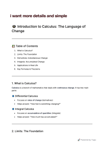 Calculus 12: Integrals & Derivatives Introduction