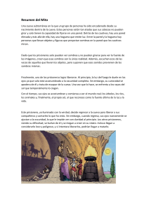 Resumen del Mito de la Caverna de Plat&oacute;n
