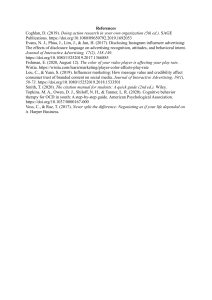 Academic References: Social Sciences, Marketing & Psychology Research