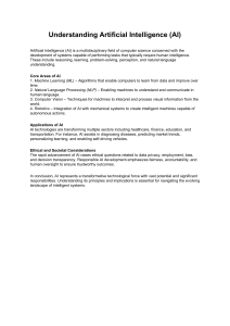 Understanding Artificial Intelligence (AI): Core Areas & Applications