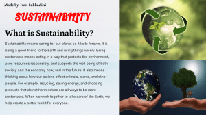Sustainability: Definition, Importance & Actions