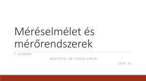 Pr&eacute;sentation sur la th&eacute;orie de la mesure et les syst&egrave;mes de contr&ocirc;le