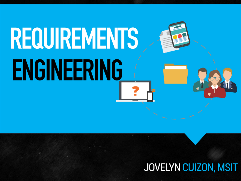 Requirements Engineering: UML Diagrams & System Modeling