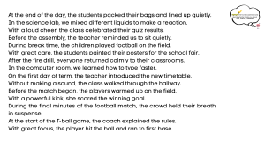 Fronted Adverbials Worksheet: Time, Place, Manner