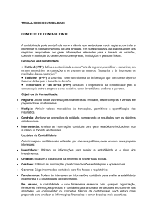 Trabalho de Contabilidade