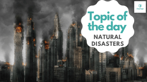 Natural Disasters: English Vocabulary, Idioms & Discussion Prompts