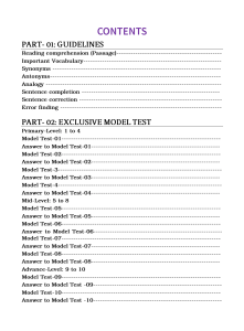 Executive MBA (DU) Admission Test English Preparation Guide & Model Tests