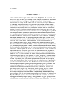 World War I: Causes, Key Events, and Global Impact (1914-1918)