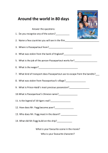 Around the World in 80 Days Movie Worksheet