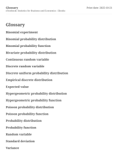 Statistics Glossary: Key Terms & Definitions