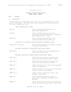 Fairchild AFB Electrical Distribution System Specs