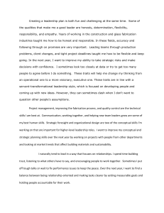 Leadership Development Plan: Skills & Strategies