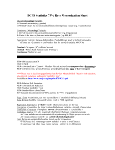 Biostatistics Cheat Sheet: Key Formulas & Concepts