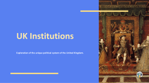 UK Political System: Monarchy, Parliament, PM & Balance of Powers