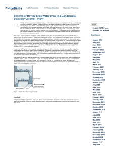 Condensate Stabilizer Water-Draw Benefits | Chemical Engineering Tip