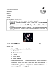 Grade 9 Sexuality Awareness Campaign: TikTok Video & Poster Assessment