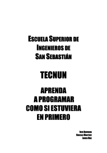 Manual de Programaci&oacute;n para Primer A&ntilde;o de Ingenier&iacute;a
