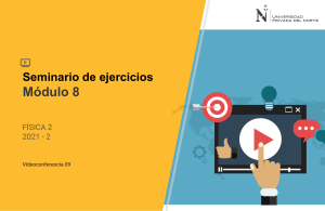 Seminario de Ejercicios F&iacute;sica 2 M&oacute;dulo 8