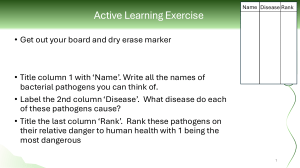 Bacterial Pathogenesis: Virulence, Infection Course & Adherence