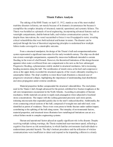 Titanic Failure Analysis: Engineering & Systemic Causes of the Disaster