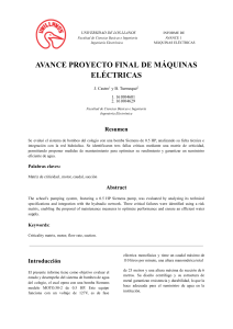 Informe de Avance: Sistema de Bombeo con Bomba Siemens 0.5 HP