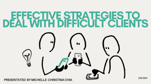 Effective Strategies to Deal with Difficult Clients | Business Skills