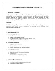 Library Information Management System (LIMS): Guide to Functions & Benefits