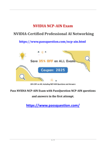 NVIDIA NCP-AIN Exam Questions & Answers