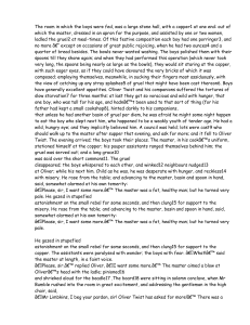 Estratto di Oliver Twist: Povert&agrave; e Disuguaglianza Sociale