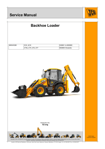 JCB Backhoe Loader 3CX 4CX Service Manual 9803/3280