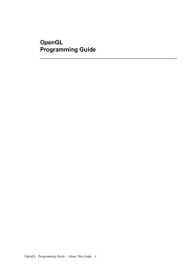 OpenGL Programming Guide