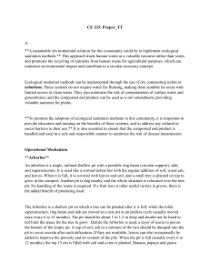 Arborloo: Sustainable Ecological Sanitation & Waste Management