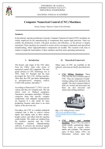 Computer Numerical Control (CNC) Machines: Functionality & Types