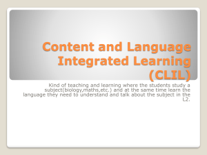 CLIL Teaching Methodology Guide