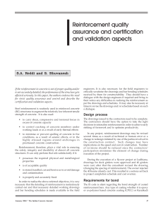 Reinforcement Quality Assurance & Certification in Concrete
