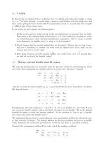 Simplex Method Pitfalls & Solutions