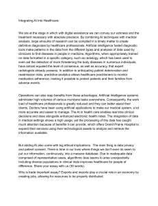 Integrating AI into Healthcare: Benefits, Ethics, and Future Outlook