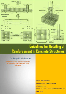 Concrete Reinforcement Detailing: EC2 & ACI Guidelines