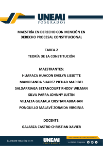 TEORIA DE LA CONSTITUCION