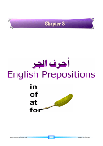 English Prepositions Guide: Usage, Examples, and Common Errors