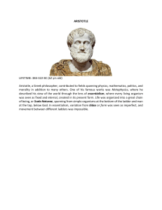 Historical Figures: Evolutionary Thought, Geology & Taxonomy