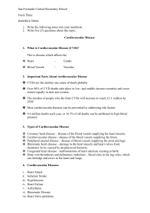 Cardiovascular Disease Notes: Types, Facts, and Conditions Explained