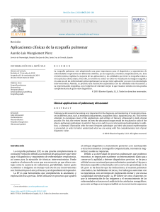Aplicaciones Clínicas de Ecografía Pulmonar: Diagnóstico y Seguimiento