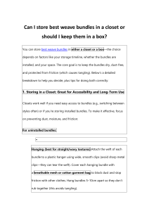 How to Store Weave Bundles: Closet vs. Box Guide for Best Results