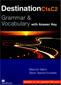 C1/C2 Grammar & Vocabulary Coursebook