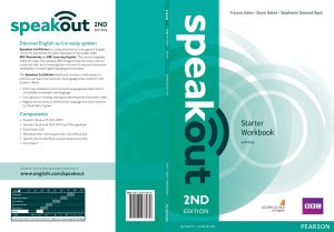 Speakout Starter Workbook: English Language Coursebook