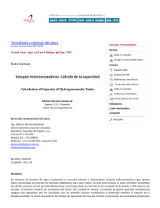 C&aacute;lculo de Capacidad de Tanques Hidroneum&aacute;ticos: M&eacute;todo General