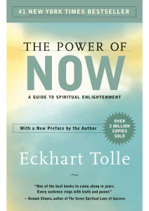 The Power of Now: Spiritual Enlightenment Guide
